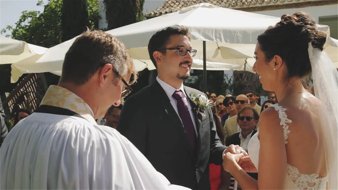 Anillos boda civil en Marbella. Ceremonia civil en Hacienda San Jose de Mijas